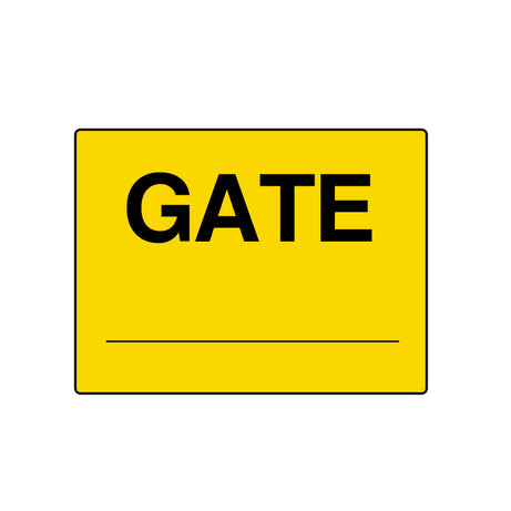 Safety Sign 600x600mm - Gate