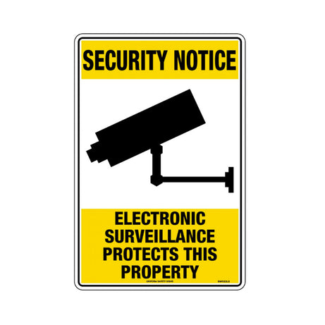 Safety Sign 600x400mm - Electronic Surveillance