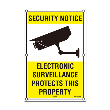 Safety Sign 600x400mm - Electronic Surveillance