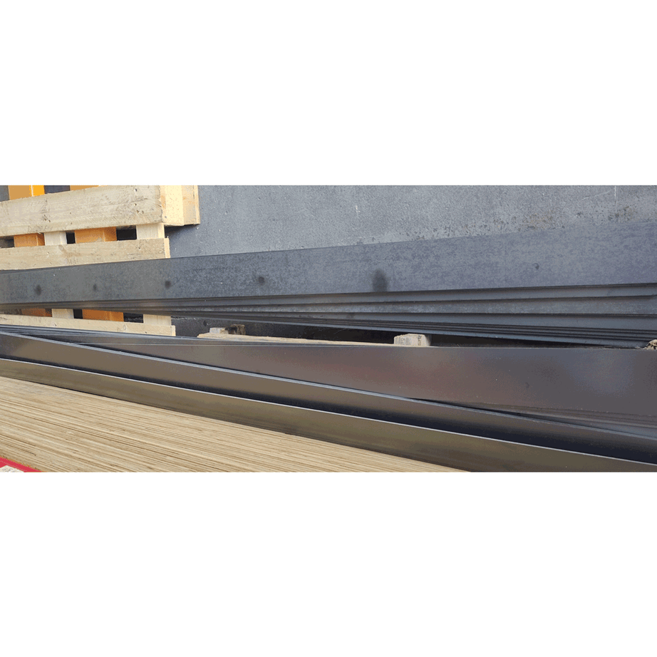Garden Edging Black Steel 2400mmx100mmx3mm