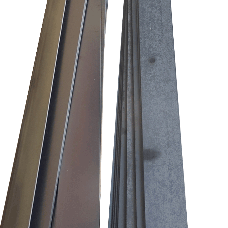 Garden Edging Black Steel 2400mmx100mmx3mm