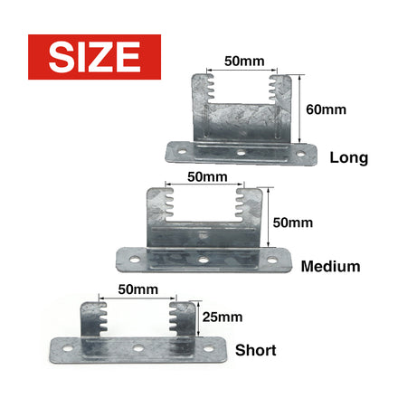 Furring Channel Clip Beta Fix Clip Long Base Long / Medium / Short, Box100