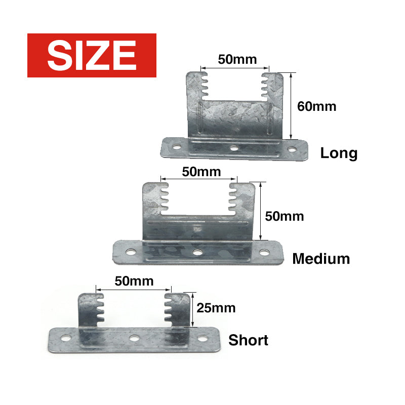 Furring Channel Clip Beta Fix Clip Long Base Long / Medium / Short, Box100