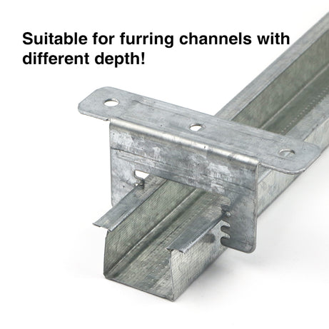 Furring Channel Clip Beta Fix Clip Long Base Long / Medium / Short, Box100