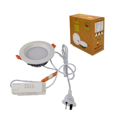 Led Fixed Downlight 9w Dia 120mm Round 3000k