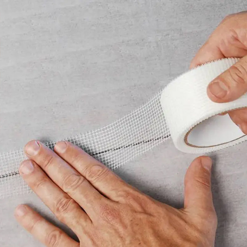 WPG Self-Adhesive Fibreglass Mesh Tape Self Adhesive White 50mmx90m