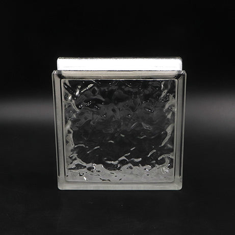 Glass Block Square Hollow Ice Crystal Craft L190xD190xH80mm