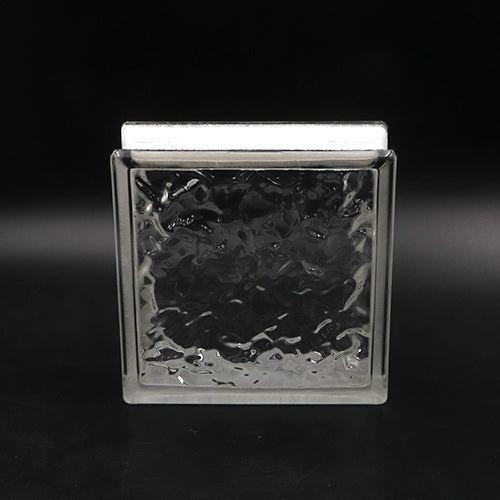 Glass Block Square Hollow Ice Crystal Craft L190xD190xH80mm