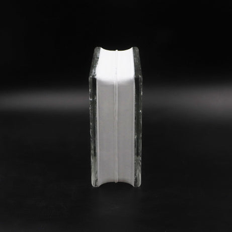 Glass Block Square Hollow Ice Crystal Craft L190xD190xH80mm