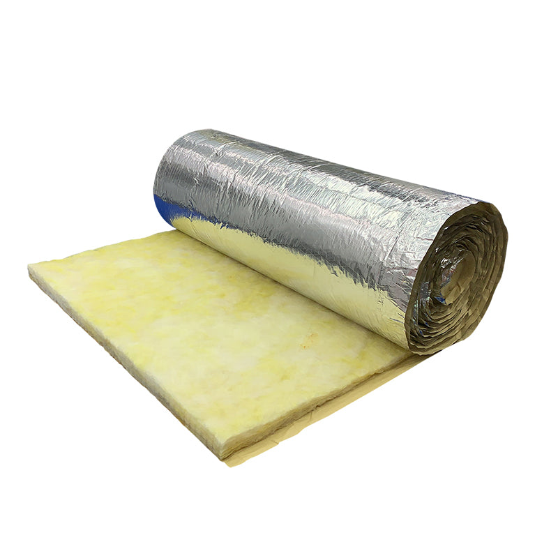 KWHWOOL Glasswool Roofing Insulation Blanket Light Duty Foil R1.3 60mim x 1200mm x 15m 18 Sqm/Pack