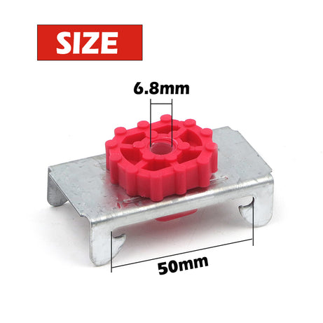 Resilient Mount Clip Concrete Resilient Mount Red - Acoustic ISO DFC To Suit FC