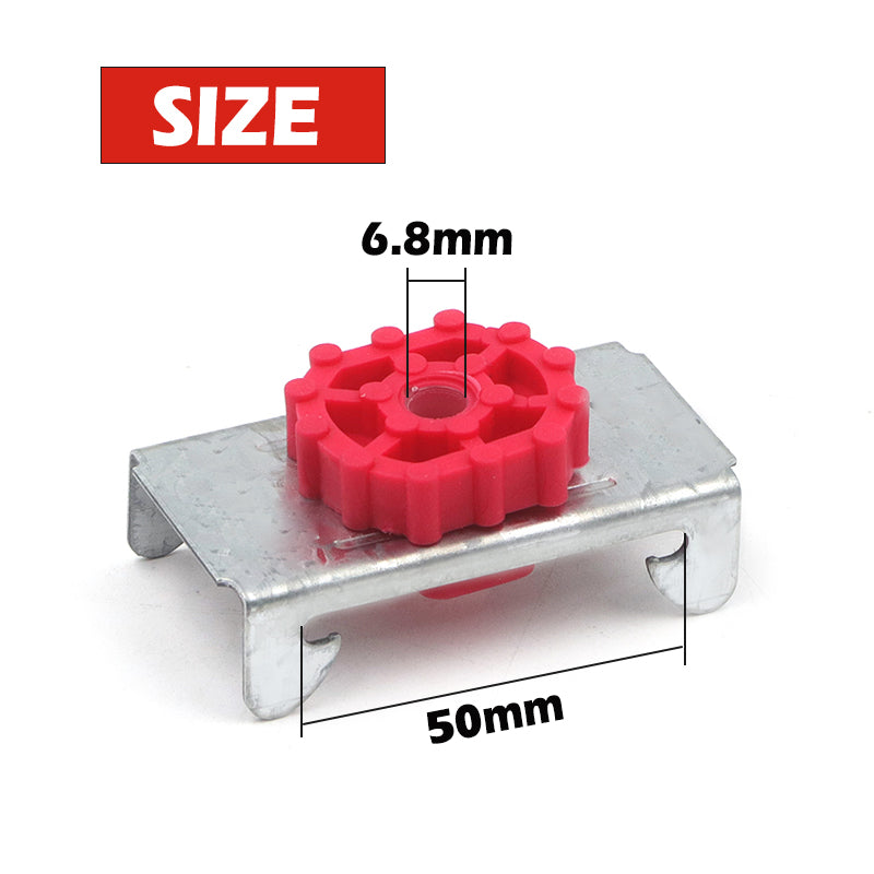 Resilient Mount Clip Concrete Resilient Mount Red - Acoustic ISO DFC To Suit FC