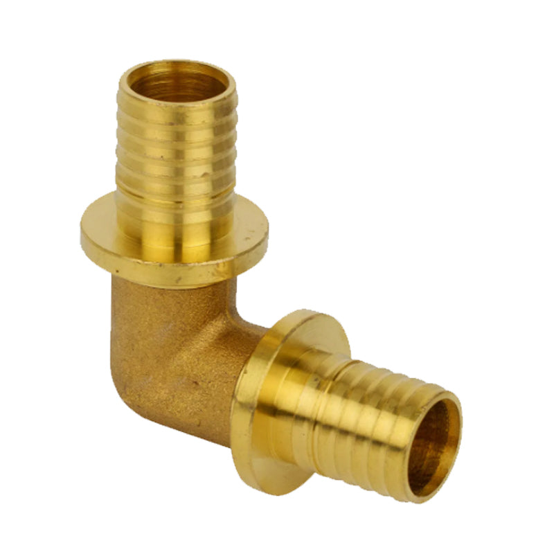 Pex Pull-On Brass Fittings Equal Elbow As/Nzs 2537, Multiple Sizes