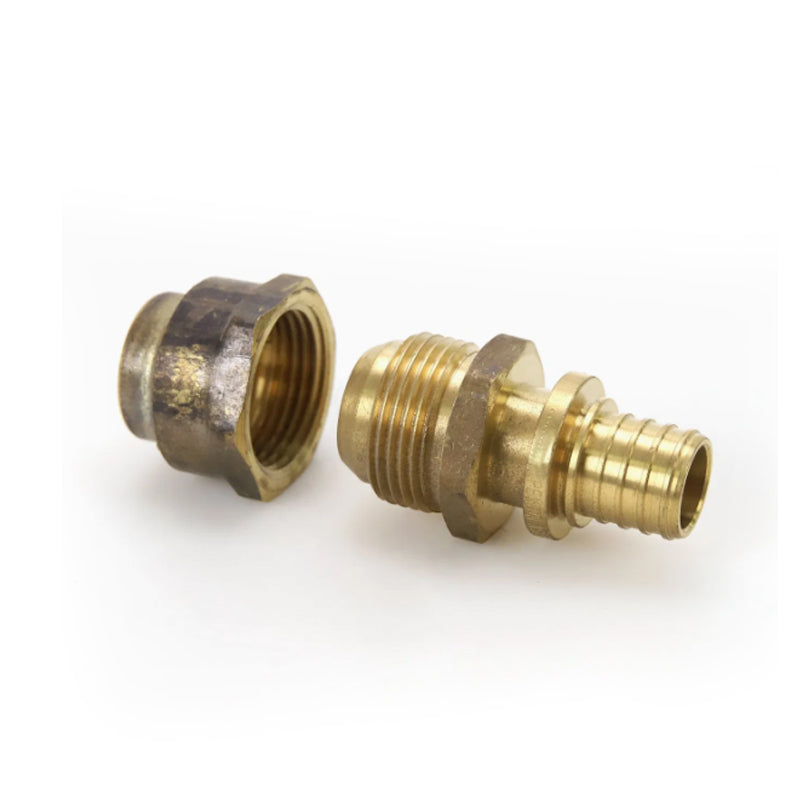 Pex Pull-On Brass Fittings Flared Copper Compression Union As/Nzs 2537, Multiple Sizes