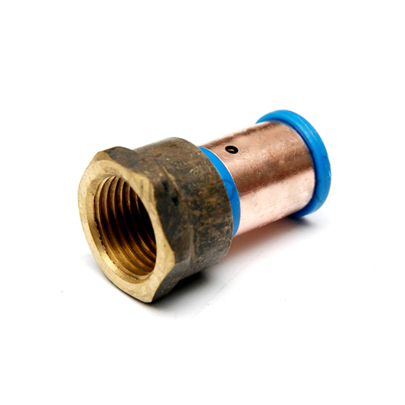 Pex Crimp-On Brass Fittings Female Straight As/Nzs 2537, Multiple Sizes
