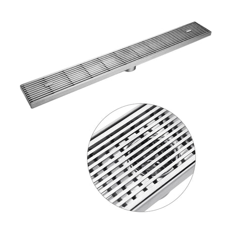 Shower Grate Wedge Wire Grate With Inner Fold Edge Base Rectangle S/S