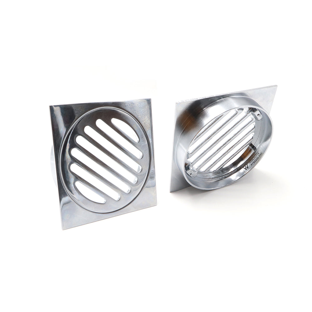 Floor Grate Square Brass Cp Suit ID PVC Pipe