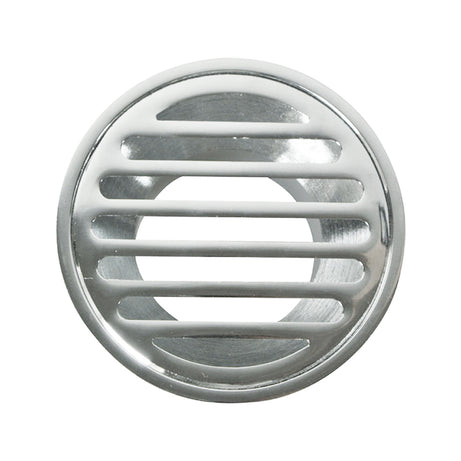 Floor Grate Round Reducing 80mmx50mm Brass Cp Suit ID PVC Pipe