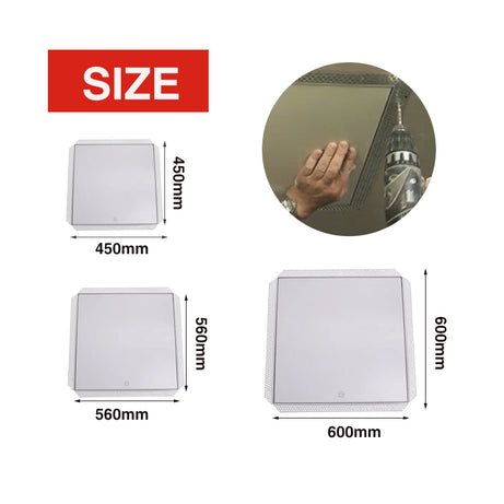 Access Panel Set Bead Metal Face Door, Multiple Sizes