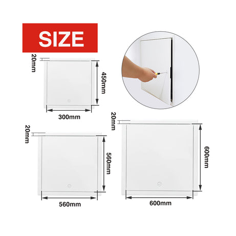 Access Panel SRAP-Flanged Surround Feathered Edge 450mm, 560mm, 600mm