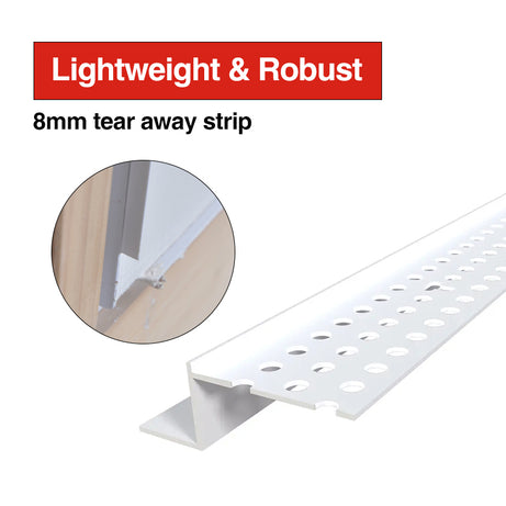 PVC Tearaway Shadow Bead 13x3000mm