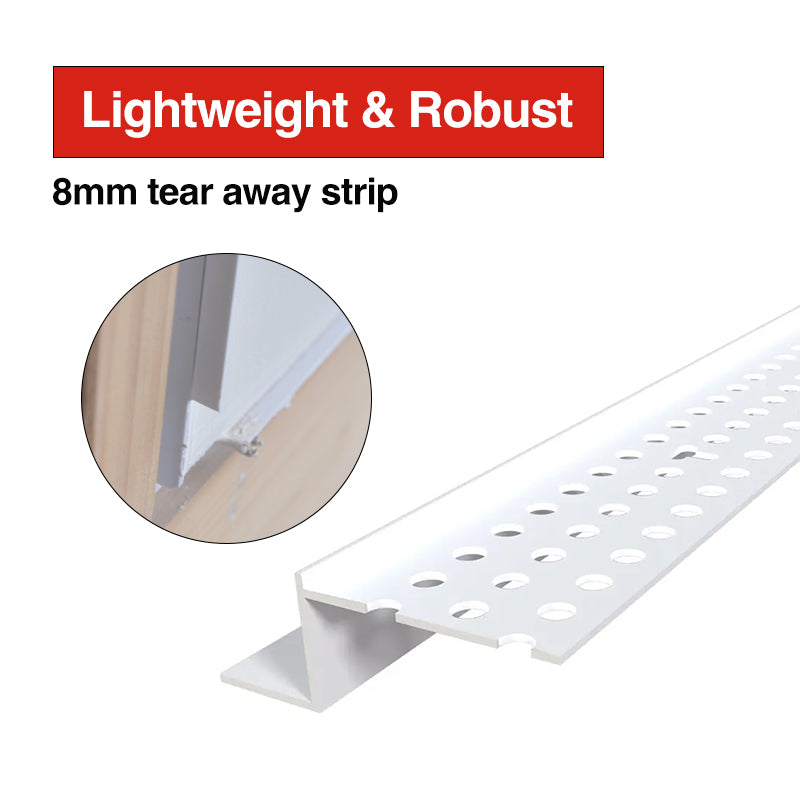 PVC Tearaway Shadow Bead 13x3000mm