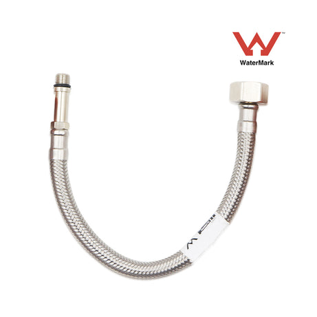 Flexible Water Hose Short Connector S/S Knitted For Mixer 300mm