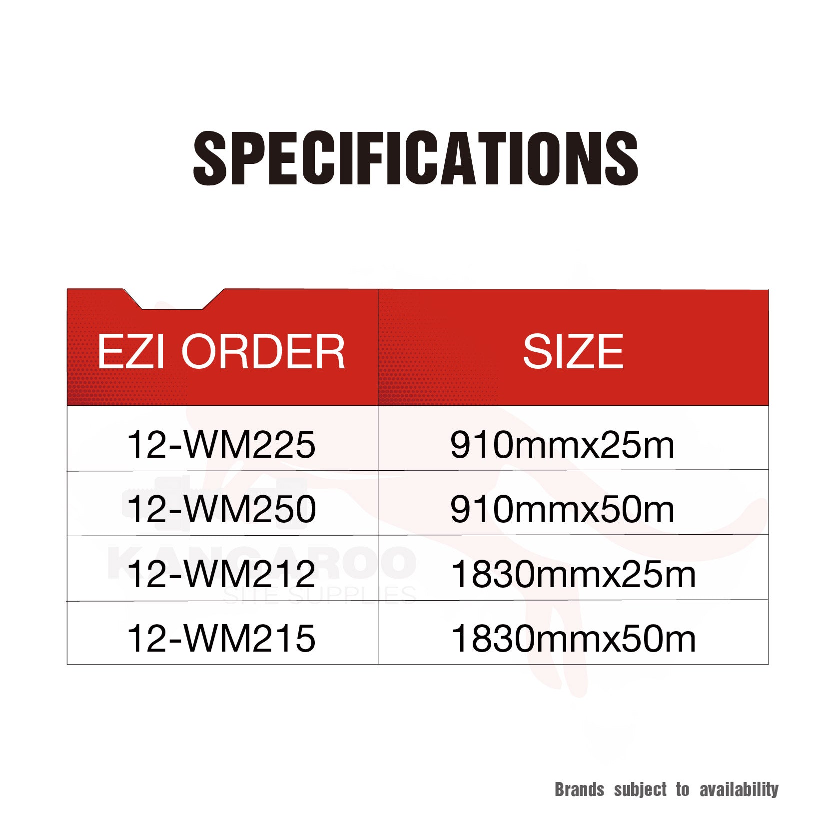 Weed Control Mat, Multiple Sizes