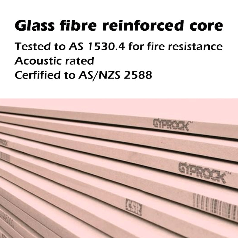 Gyprock Frychek Plasterboard 1200mm x 3000mm 3.6sqm Sheet