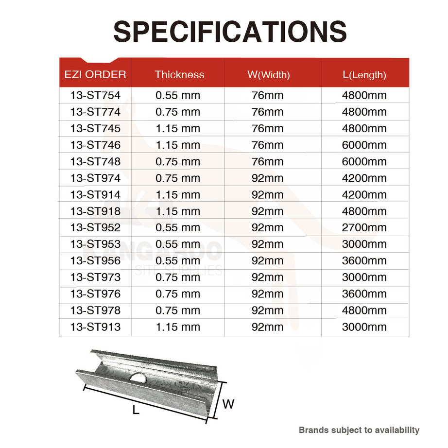 Stud Bmt 0.5mm/0.55mm/0.75mm/1.15mm