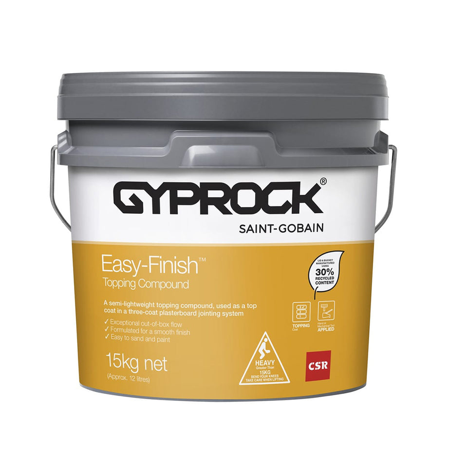 Gyprock CSR Easy Finish Topping Compound 15kg Bucket