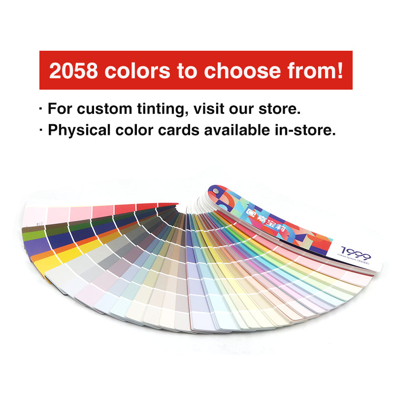 Carpoly Mata Premium Interior Wall Paint (White/Light/Deep/Dark Color Base Paint), Optional Sizes