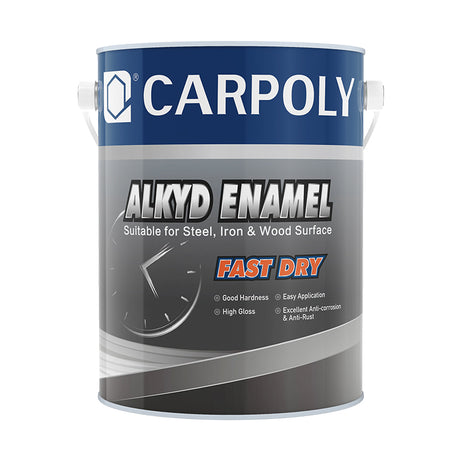 Carpoly Fast Dry Alkyd Enamel Paint(Aluminium), Optional Sizes