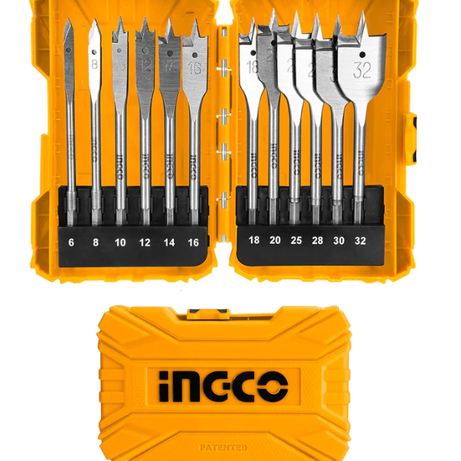 Drill Bits Spade Set 12pcs (6-32mm)