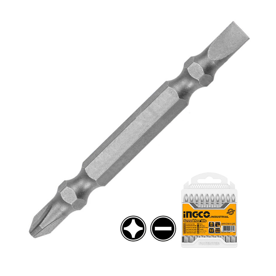 Screwdriver Bit Ph2 & Sl6 65mm 10pcs