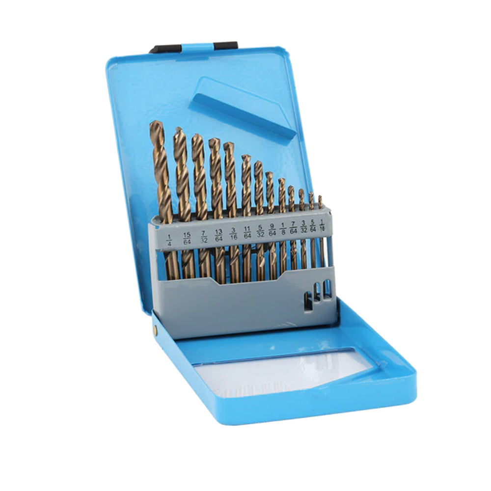 HSS Drill Bits Set M35 13pcs (1/6"-1/4")