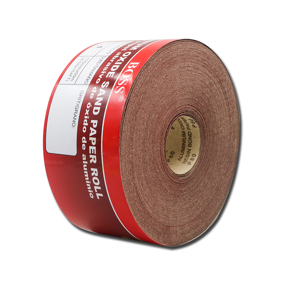 Abrasive Sand Paper Roll 115mmx50m Multiple Grit Options