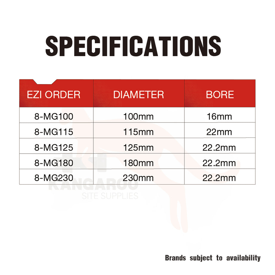 Grinding Wheel Metal Multiple Sizes