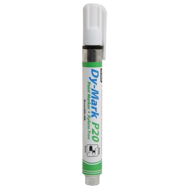 Dy-Mark 12072011 P20 Paint Marker White