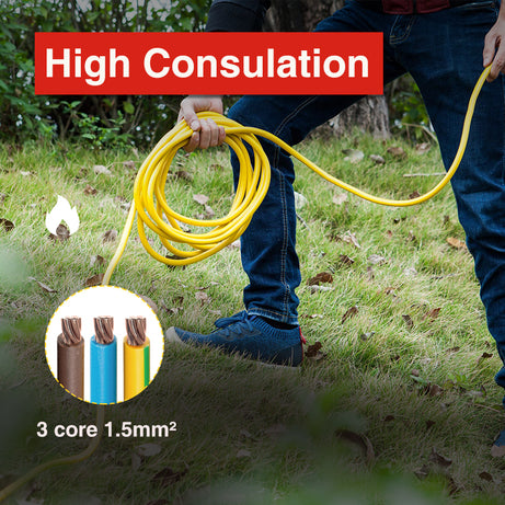 Heavy Duty Extension Lead 10Amp, 15m or 25m