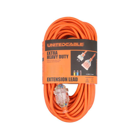 Heavy Duty Extension Lead 15A with 10A Plug, 20m or 30m