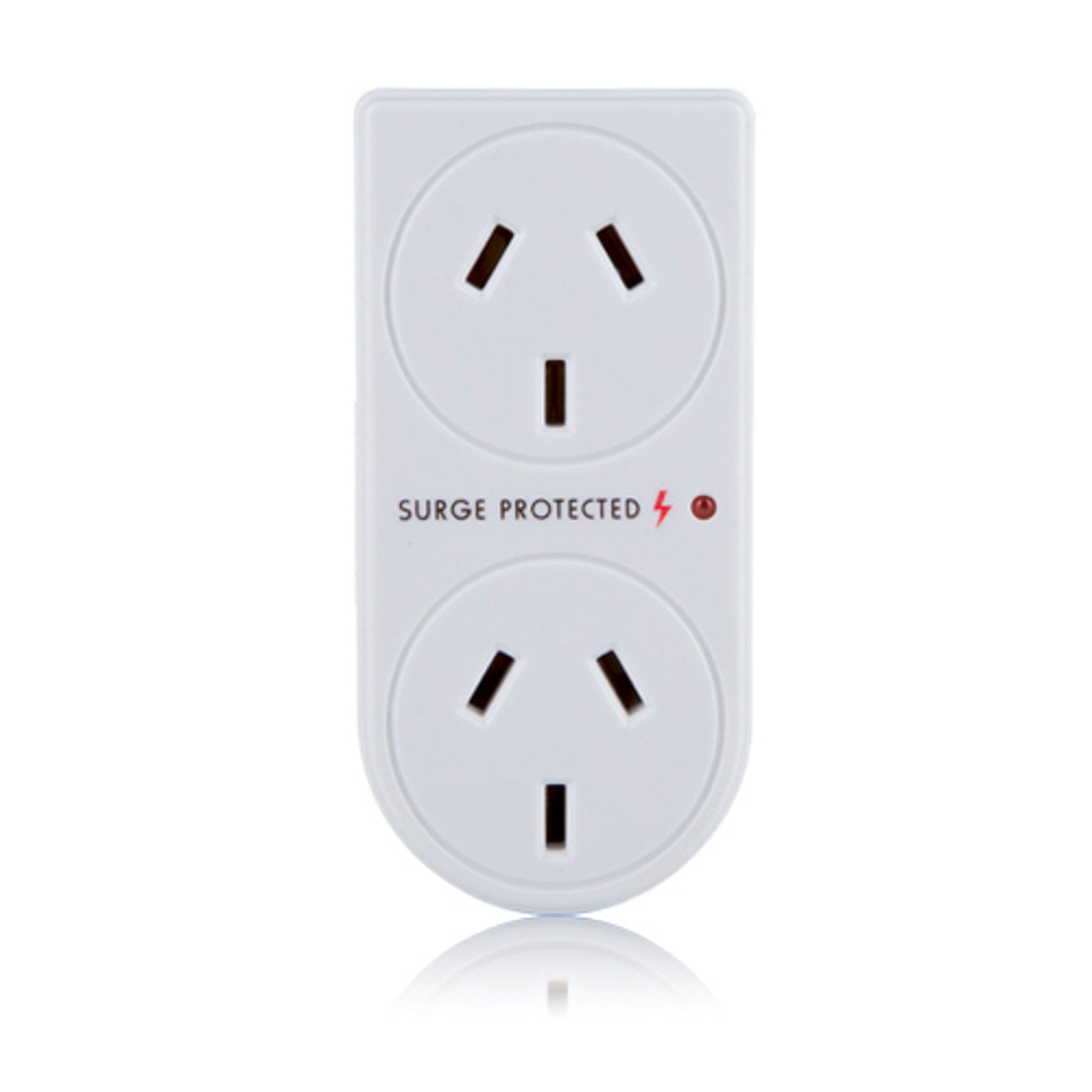 Power Adaptor 2 Way 10a Vertical