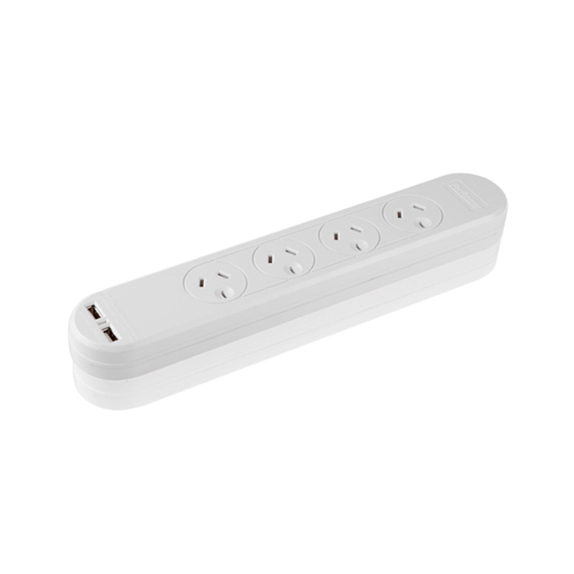 Powerboard 4 Way & 2 USB Surge Protection PP