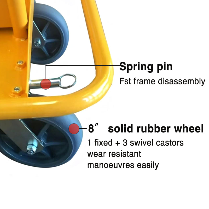 Plasterboard Cart Detachable 1350kg Capacity