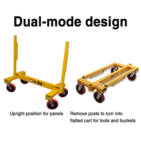 Material & Panel Cart Trolley 1360kg Capacity
