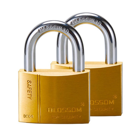 Padlock Brass Heavy Duty 40mm Key Alike 2PCS