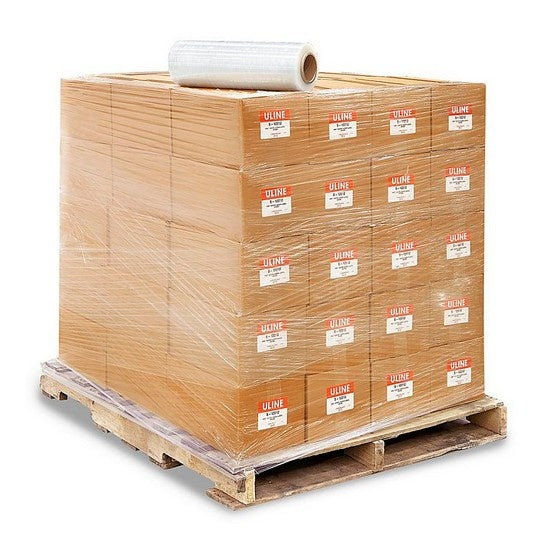 Pallet Shrink Wrap 500mmx300m, Black/Clear