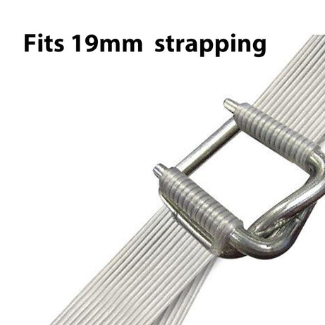 Galvanised Buckles for 12mm-19mm Strapping Pack 1000