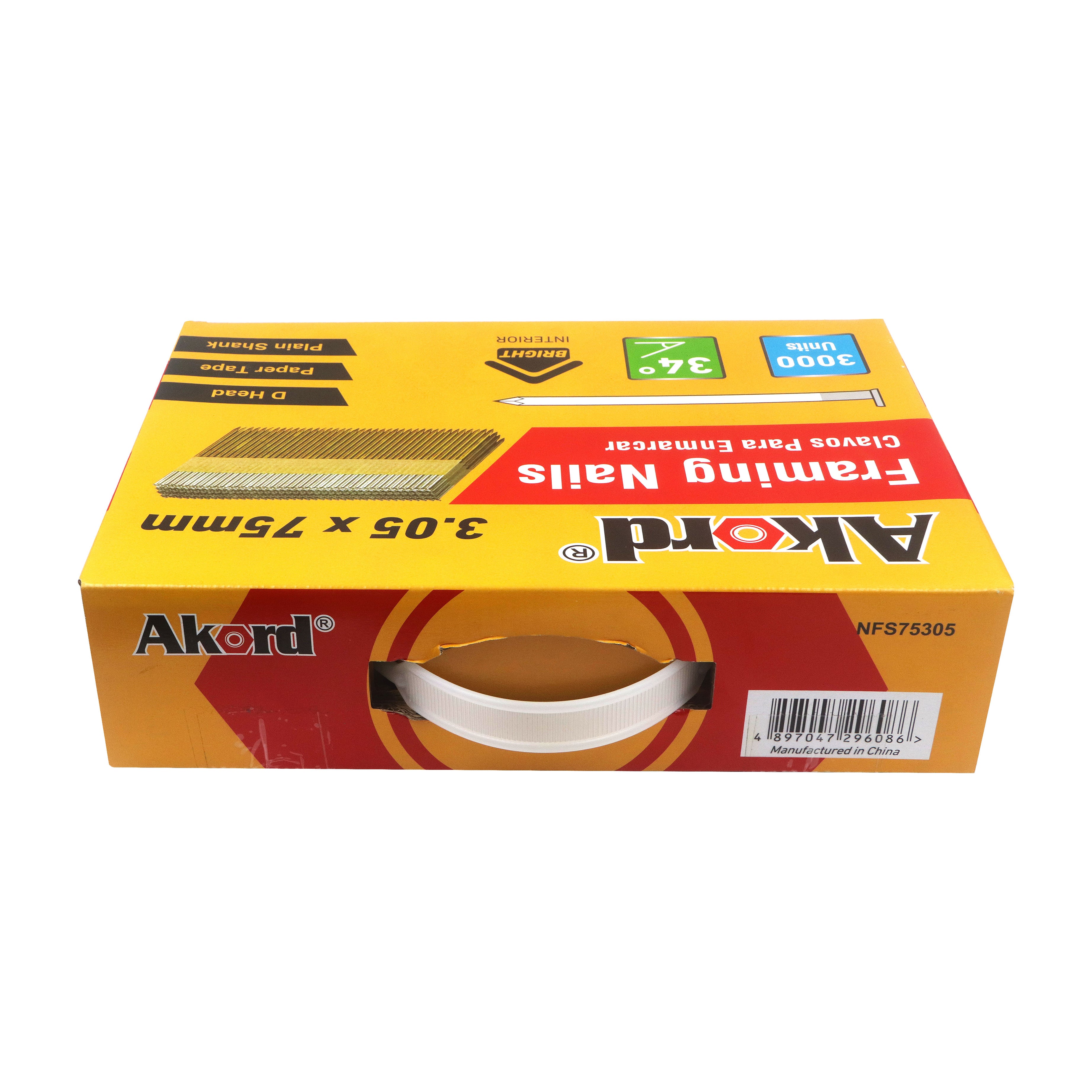 Framing Nail 34D Box3000, Multiple Sizes