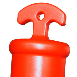 Safety Bollard PE Reflective Tape 1100mm With 6Kg Base